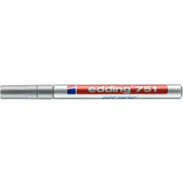 Lakkmarker, 1-2 mm, EDDING "751", ezüst