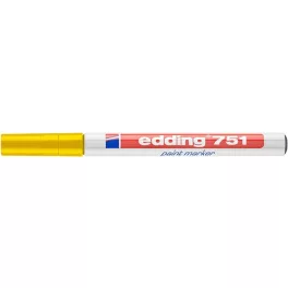 Lakkmarker, 1-2 mm, EDDING "751", sárga