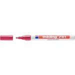 Lakkmarker, 1-2 mm, EDDING "751", piros