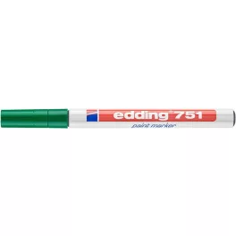 Lakkmarker, 1-2 mm, EDDING "751", zöld