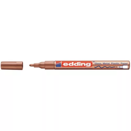 Lakkmarker, 1-2 mm, EDDING "751", vörösréz