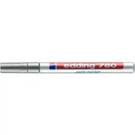 Lakkmarker, 0,8 mm, EDDING "780", ezüst