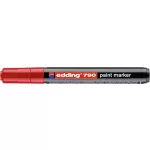 Lakkmarker, 2-3 mm, EDDING "790", piros