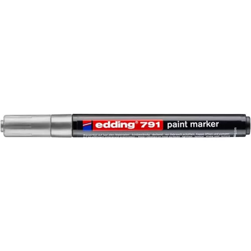 Lakkmarker, 1-2 mm, EDDING "791", ezüst