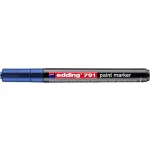 Lakkmarker, 1-2 mm, EDDING "791", kék