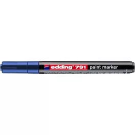 Lakkmarker, 1-2 mm, EDDING "791", kék