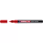 Lakkmarker, 1-2 mm, EDDING "791", piros