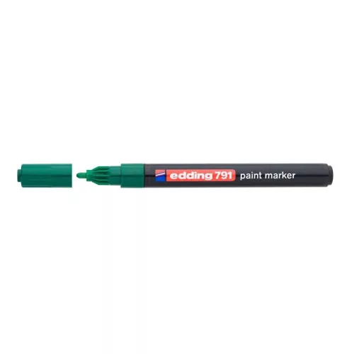 Lakkmarker, 1-2 mm, EDDING "791", zöld