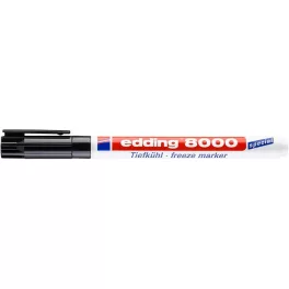   Alkoholos marker, 1 mm, kúpos, EDDING "8000 Freeze", fekete