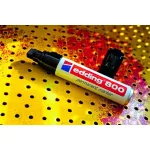 Alkoholos marker, 4-12 mm, vágott, EDDING "800", fekete