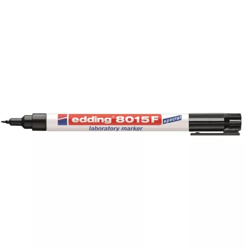 Laboratóriumi marker, 0,75 mm, kúpos, EDDING "8015", fekete
