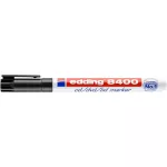 Alkoholos marker, CD/DVD, 0,5-1 mm, EDDING "8400", fekete