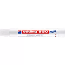  Jelölő marker, 10 mm, kúpos, EDDING "950", fehér
