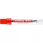 Jelölő marker, 10 mm, kúpos, EDDING "950", piros