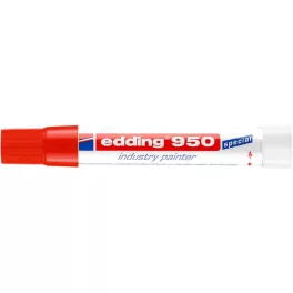   Jelölő marker, 10 mm, kúpos, EDDING "950", piros