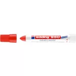 Jelölő marker, 10 mm, kúpos, EDDING "950", piros
