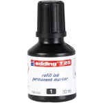Utántöltő alkoholos markerhez, EDDING "T25", fekete
