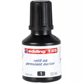   Utántöltő alkoholos markerhez, EDDING "T25", fekete
