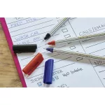 Tűfilc, 0,3 mm, EDDING "89 Office Liner", kék