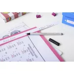 Tűfilc, 0,3 mm, EDDING "89 Office Liner", kék