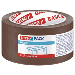   Csomagolószalag, 50 mm x 66 m, TESA "Basic", barna