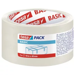   Csomagolószalag, 48 mm x 50 m, TESA "Basic", átlátszó