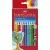 Színes ceruza készlet, háromszögletű, FABER-CASTELL "Jumbo Grip", 12 különböző szín