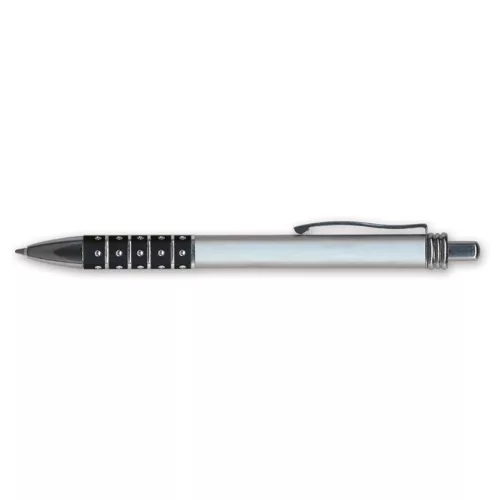 Golyóstoll, 0,6 mm, nyomógombos, vegyes színű fogórész, GRANIT "D550", kék