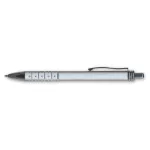 Golyóstoll, 0,6 mm, nyomógombos, vegyes színű fogórész, GRANIT "D550", kék