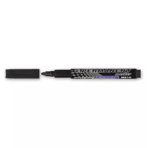 Alkoholos marker, 1,5-2,5 mm, kúpos, GRANIT "Piccolo M810", fekete
