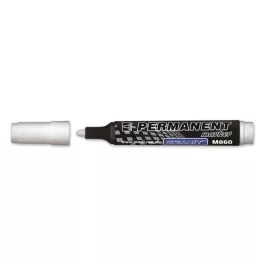   Alkoholos marker, 3-4 mm, kúpos, GRANIT "M860", fehér