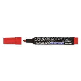   Alkoholos marker, 3-4 mm, kúpos, GRANIT "M860", piros