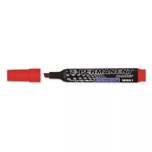 Alkoholos marker, 1-5 mm, vágott, GRANIT "M861", piros