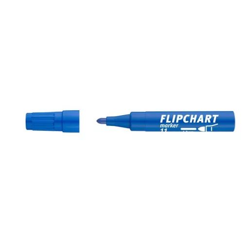 Flipchart marker, 1-3 mm, kúpos, ICO "Artip 11", kék