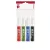 Flipchart marker készlet, 1-3 mm, kúpos, ICO "Artip 11", 4 különböző szín