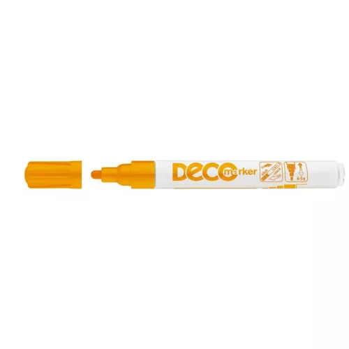 Lakkmarker, 2-4 mm, ICO "Decomarker" narancssárga