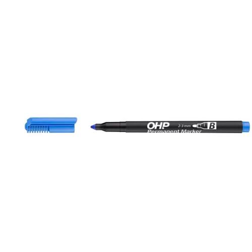 Alkoholos marker, OHP, 2-3 mm, B, ICO, kék