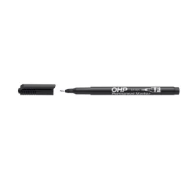Alkoholos marker, OHP, 0,5 mm, F, ICO, fekete