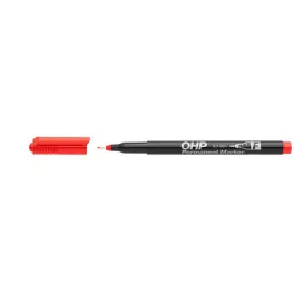 Alkoholos marker, OHP, 0,5 mm, F, ICO, piros