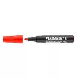   Alkoholos marker, 1-3 mm, kúpos, ICO "Permanent 11", piros