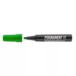   Alkoholos marker, 1-3 mm, kúpos, ICO "Permanent 11", zöld