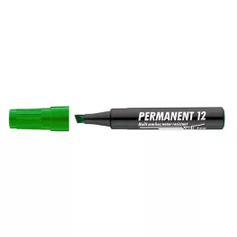   Alkoholos marker, 1-4 mm, vágott, ICO "Permanent 12", zöld