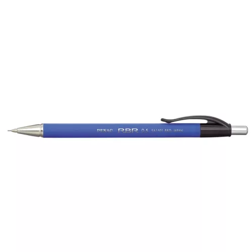 Nyomósirón, 0,5 mm, kék tolltest, PENAC "RBR"