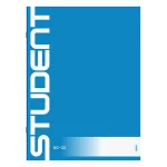Füzet, tűzött, A4, sima, 32 lap, ICO "Student", "80-32"