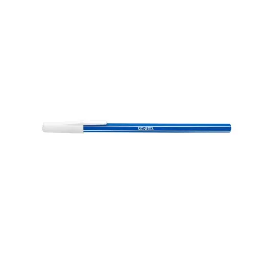 Golyóstoll, 0,7 mm, kupakos, ICO "Signetta", kék