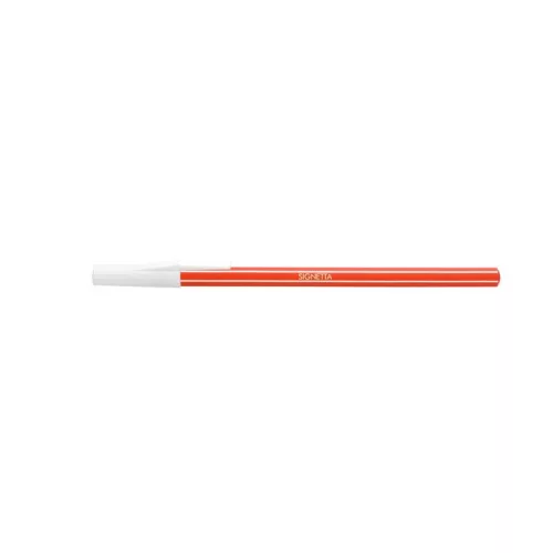 Golyóstoll, 0,7 mm, kupakos, ICO "Signetta", piros