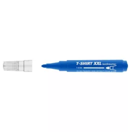   Textilmarker, 1-3 mm, kúpos, ICO "XXL T-Shirt", kék