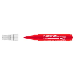   Textilmarker, 1-3 mm, kúpos, ICO "XXL T-Shirt", piros