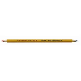   Postairón, hatszögletű, KOH-I-NOOR "3433", piros-kék