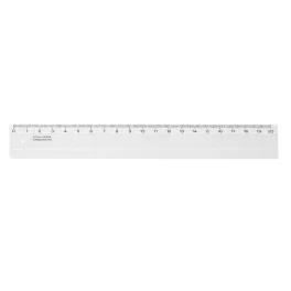 Vonalzó, műanyag, 20 cm, KOH-I-NOOR